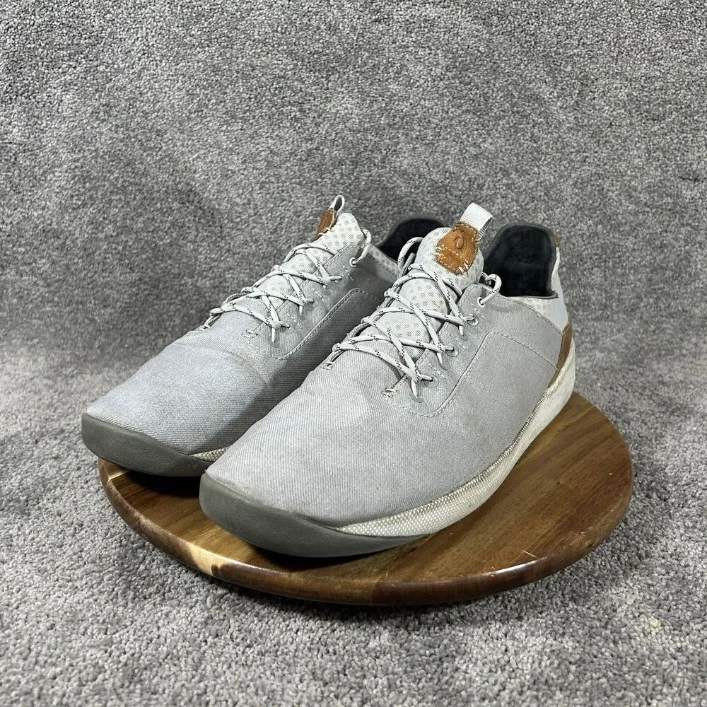 OluKai Nanea Li 10485-PGVP Men’s Size 15 Gray Casual Walking Boat Shoes Used